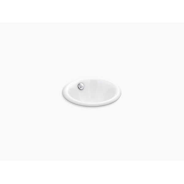 Kohler Iron Plains Round DropIn/Undermount Bathroom Sink 202110 Zoro